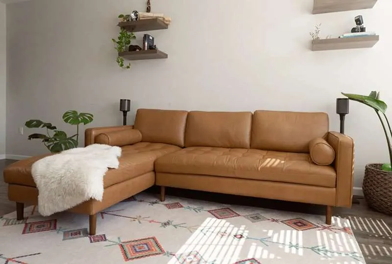 چرم مبلمان در دکوراسیون